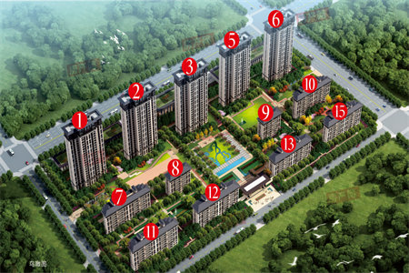 西郊花园2室2厅1卫82㎡带付方